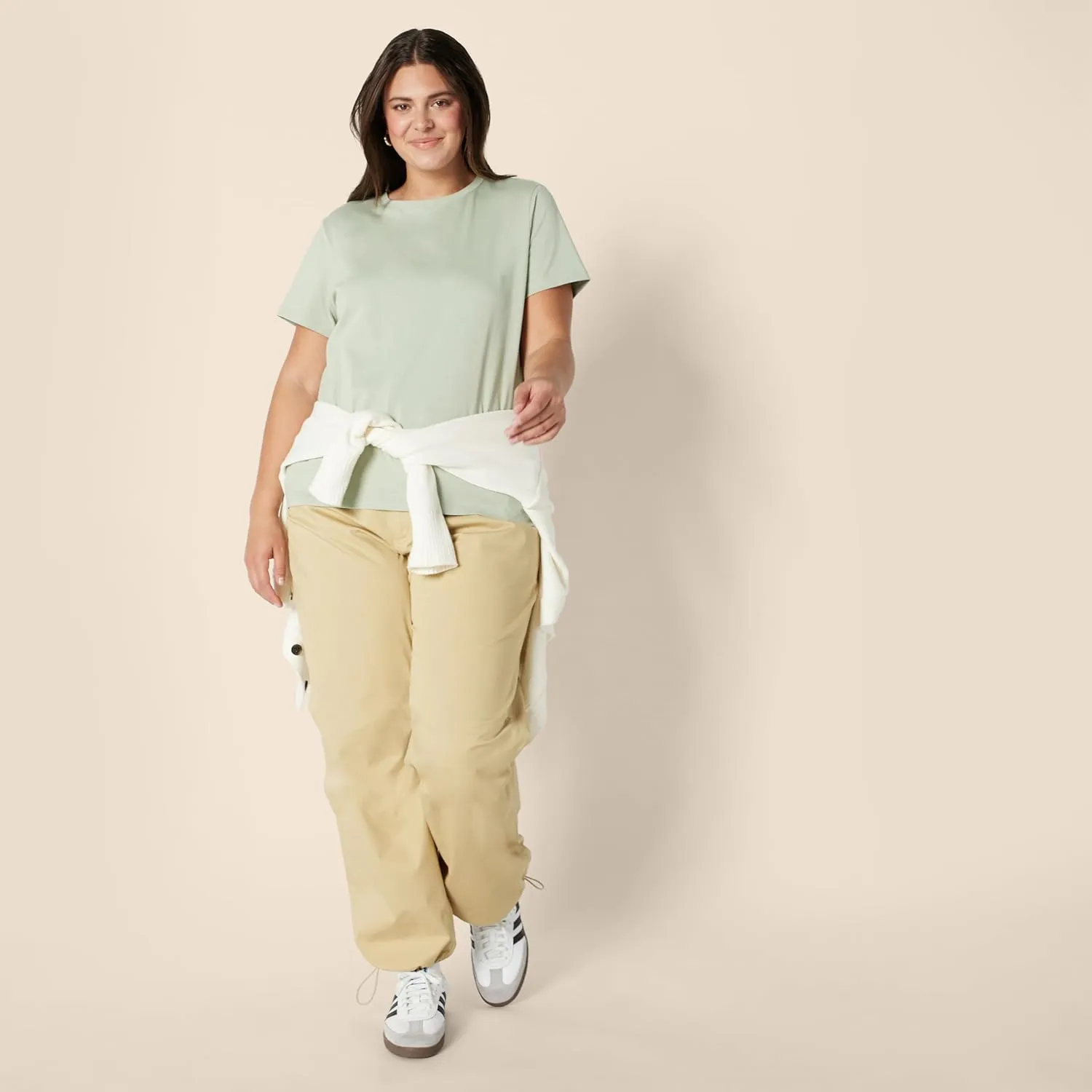 Amazon Essentials Women's Regular Fit 100% Cotton Crewneck Short Sleeve T-Shirt, Multipacks