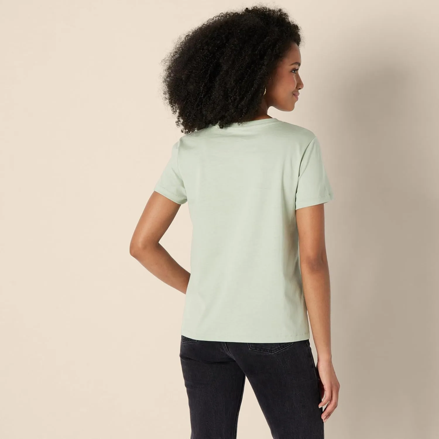 Amazon Essentials Women's Regular Fit 100% Cotton Crewneck Short Sleeve T-Shirt, Multipacks