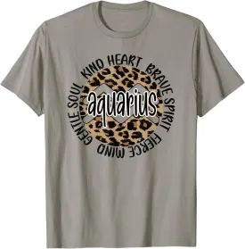 Aquarius Zodiac Sign Aquarius Horoscope Astrology T-Shirt