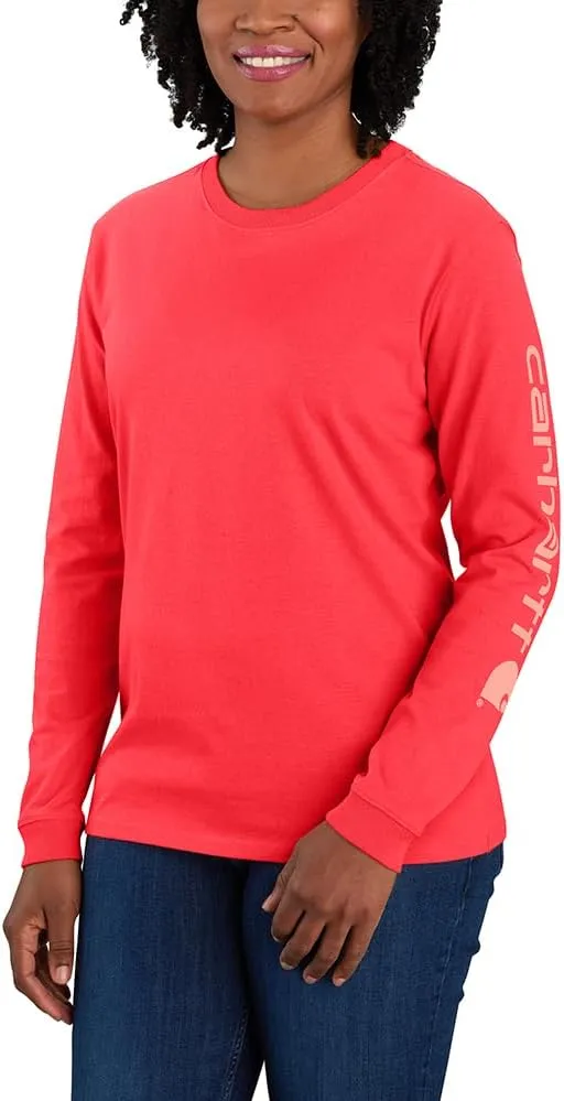 Carhartt Women's 103401 Women's WK231 Long Sleeve Logo T-Shirt