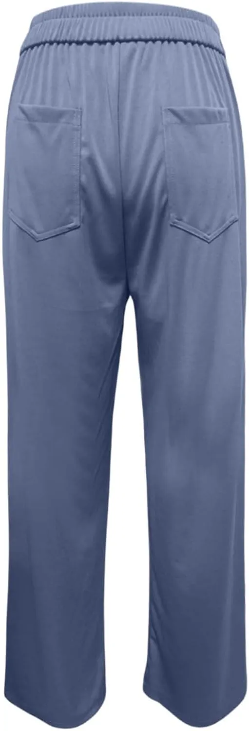 Flexipants - Women's Casual High Waist Stretch Pants, Flexi Pants for Women, Straight Leg Flexi Pants Women