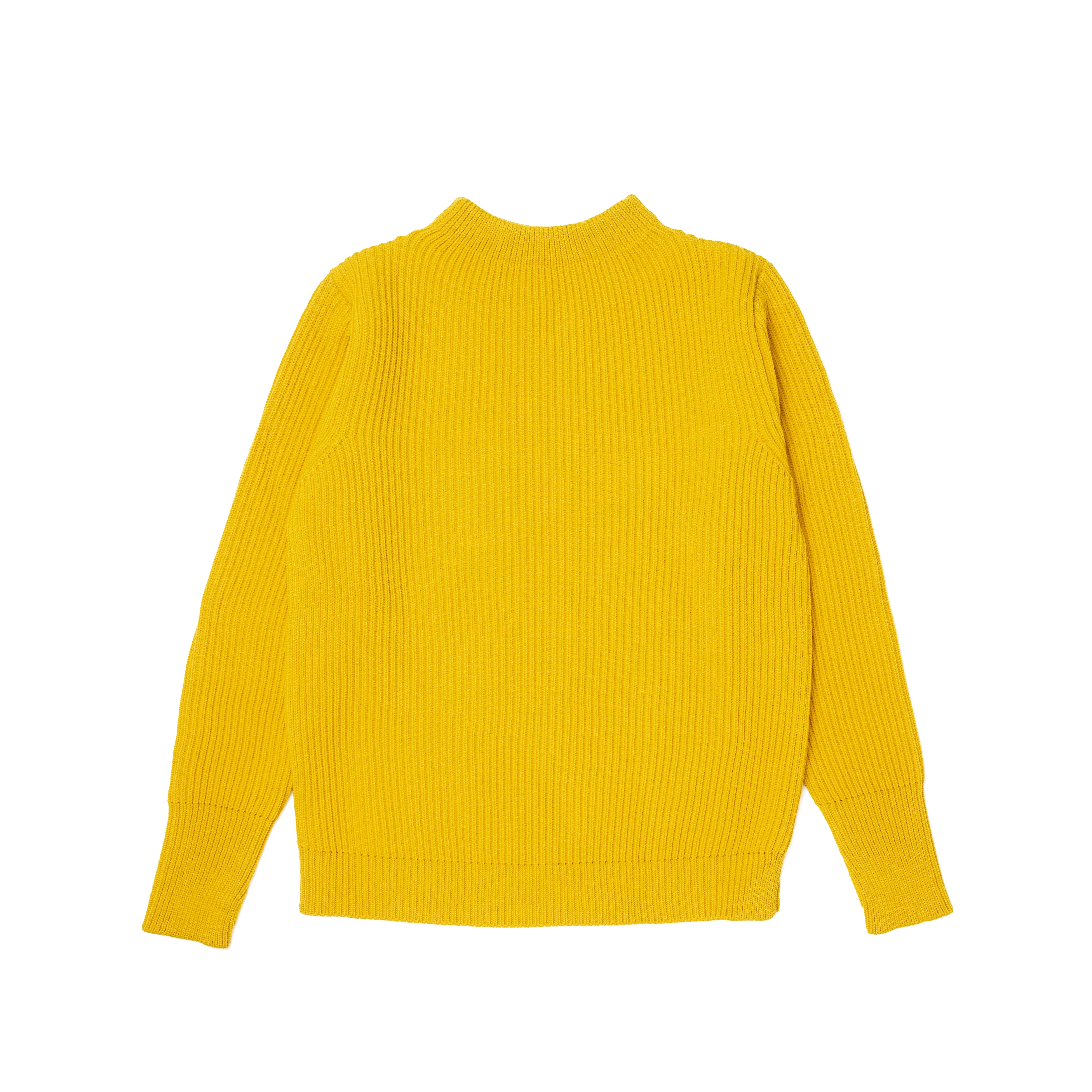 Navy Crewneck Yellow