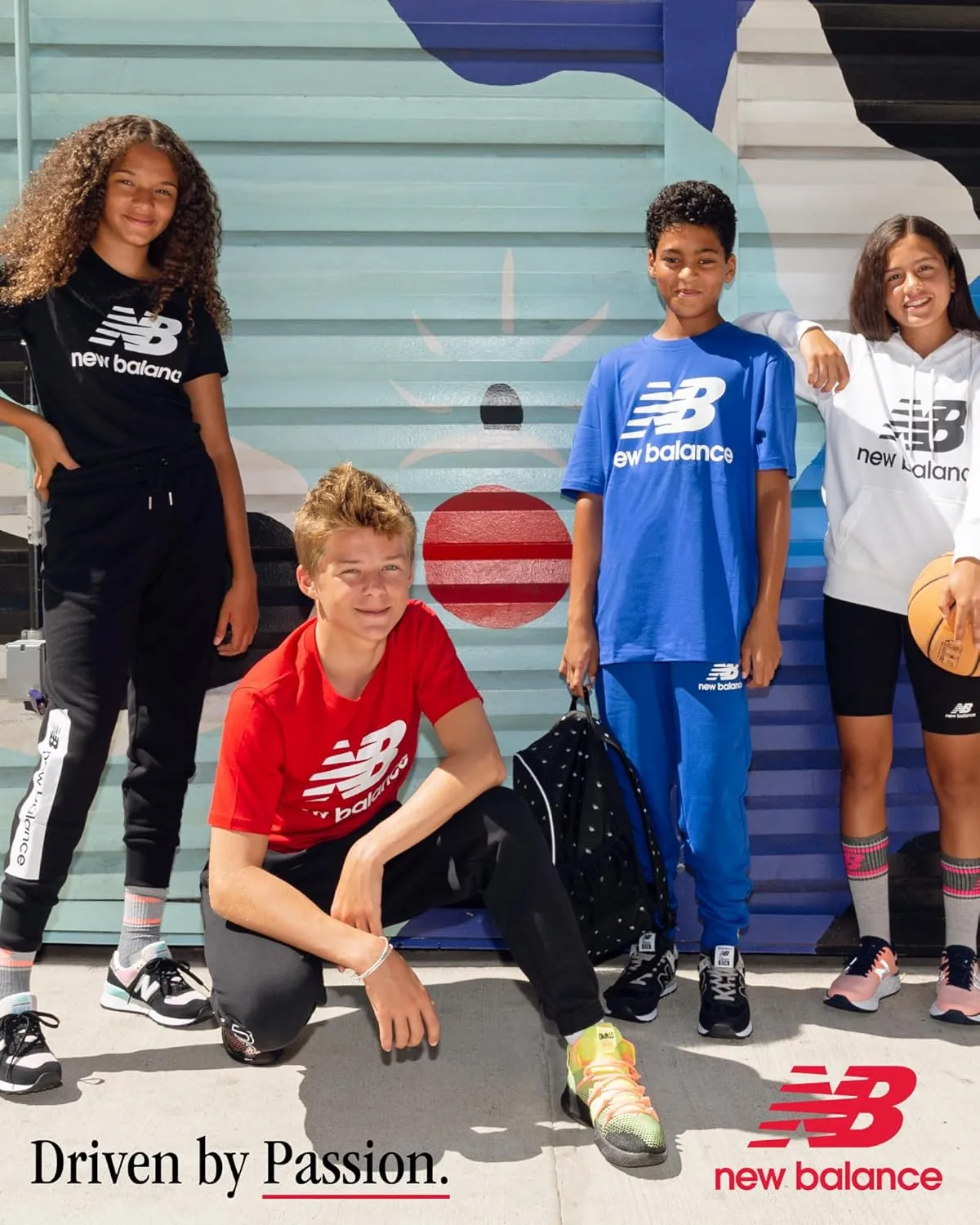 New Balance Boys Hoodie - Fleece Pullover Sweatshirt, Comfy Long Sleeve Hoodies for Boys with Kangaroo Pocket (Sizes 4-20)