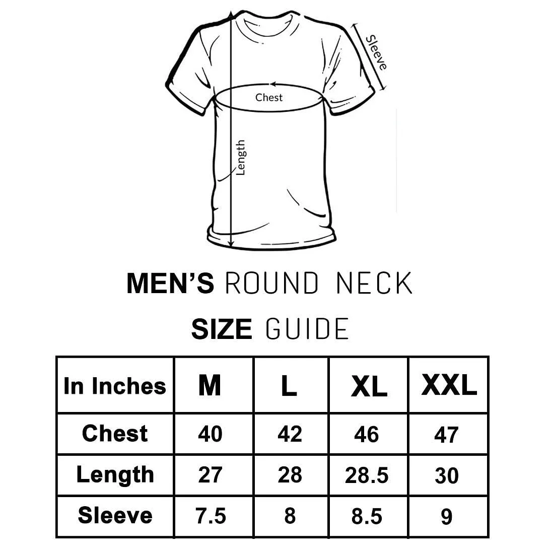 Nutcase Designer Round Neck Men's T-Shirt Wrinkle-Free Poly Cotton Tees - Think Typo