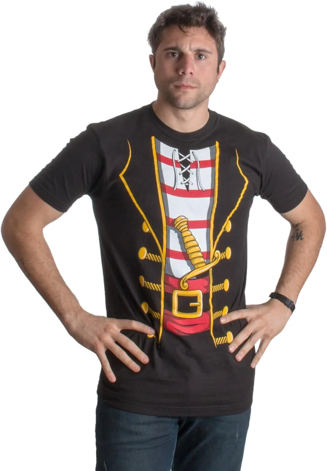 Pirate Costume | Buccaneer Novelty Funny Caribbean Cruise Shirt Unisex Men's T-Shirt