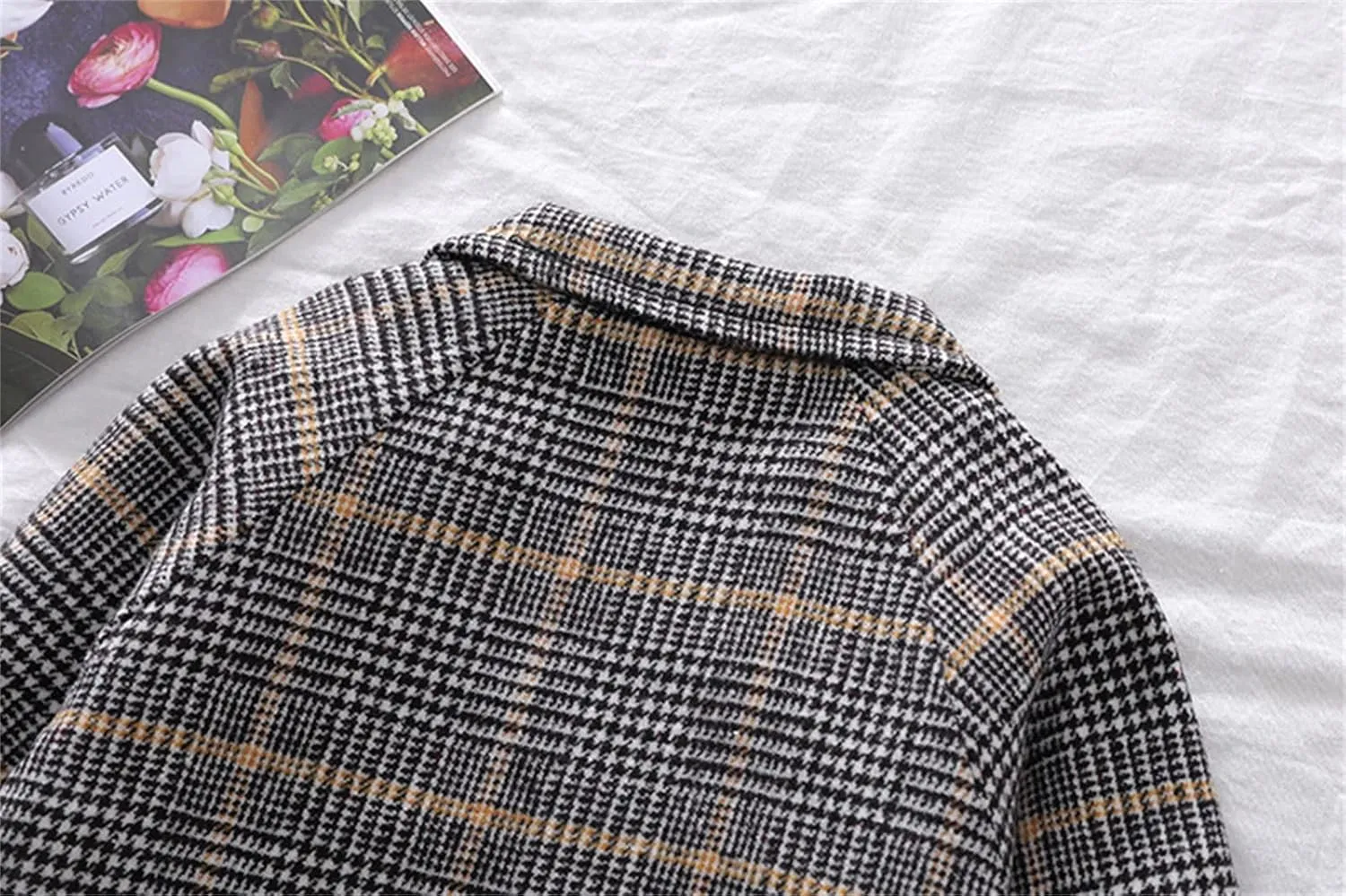 POLG Toddler Baby Girls Classic Wool Blend Coat Winter Double Breasted Trench Coat Outwear Pea Coat Jacket