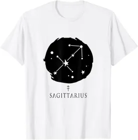Sagittarius Sign Zodiac Astrology Constellation Star T-Shirt