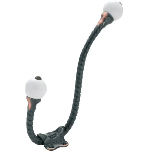 Tradco Porcelain Tip Rope Hat & Coat Hook