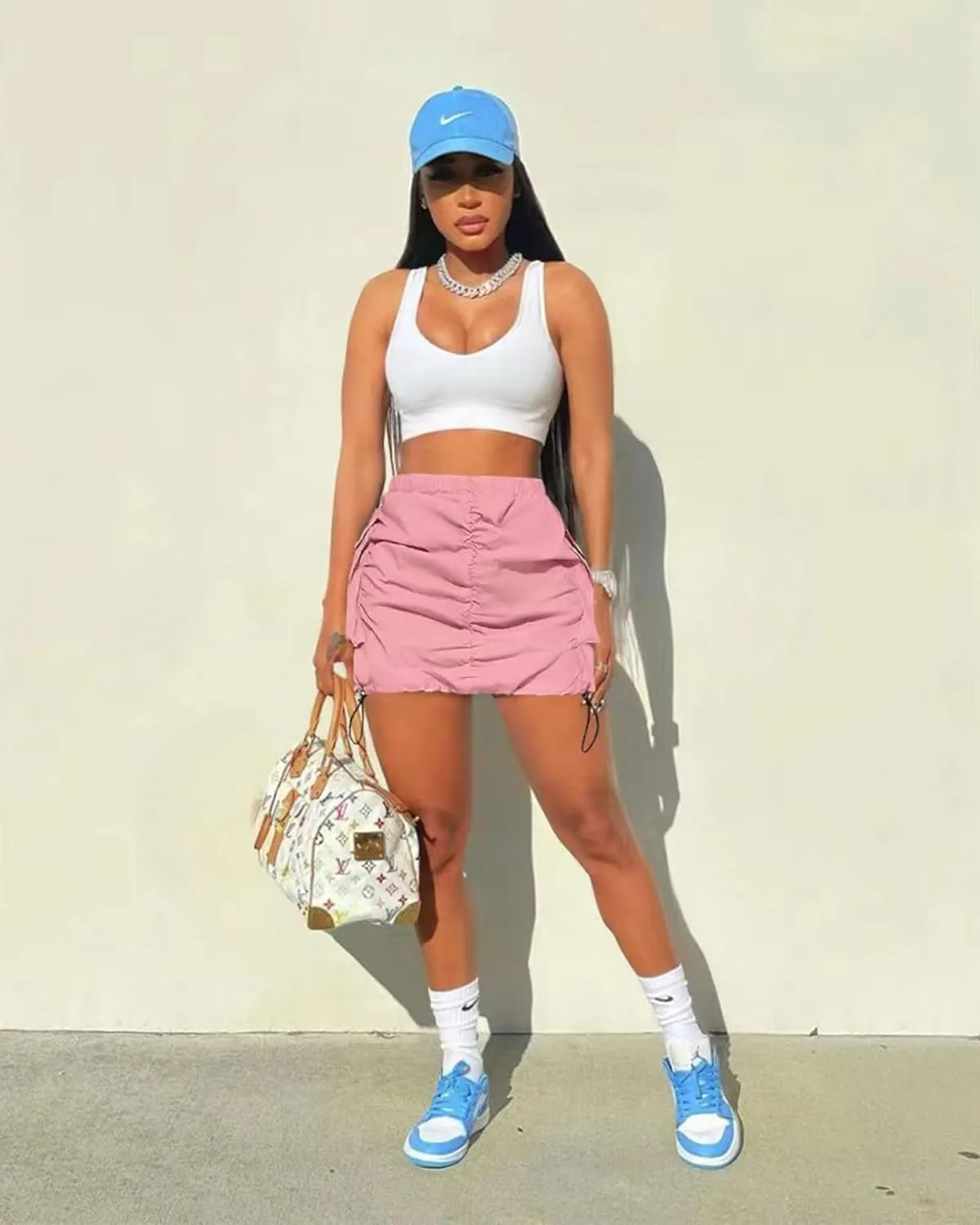 Womens Cargo Skirt Y2k High Waisted Pencil Mini Skirts for Women Sexy Trendy Short Side Drawstring Ruched Bodycon Cute Skirts