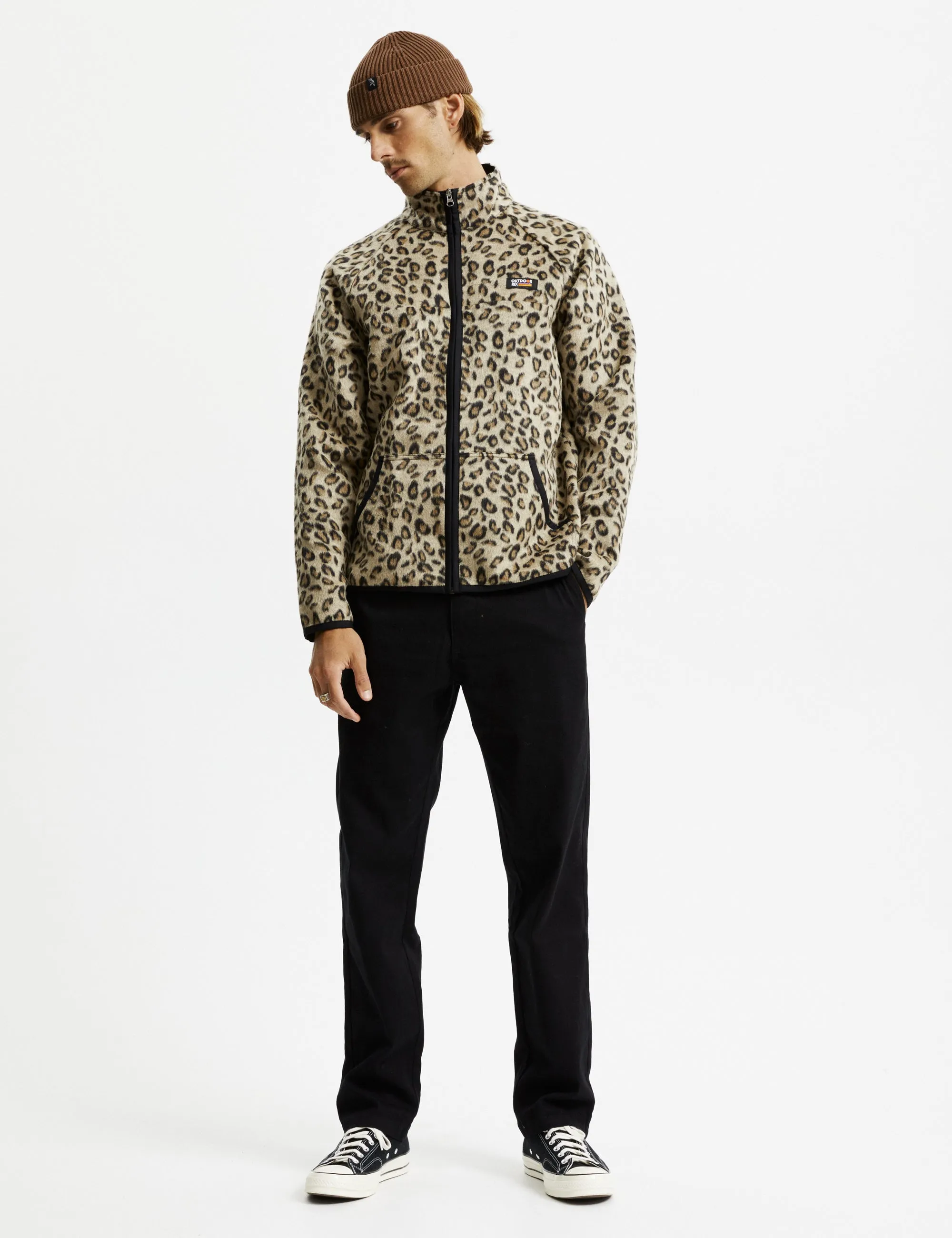 Zip Thru Jacket - Leopard
