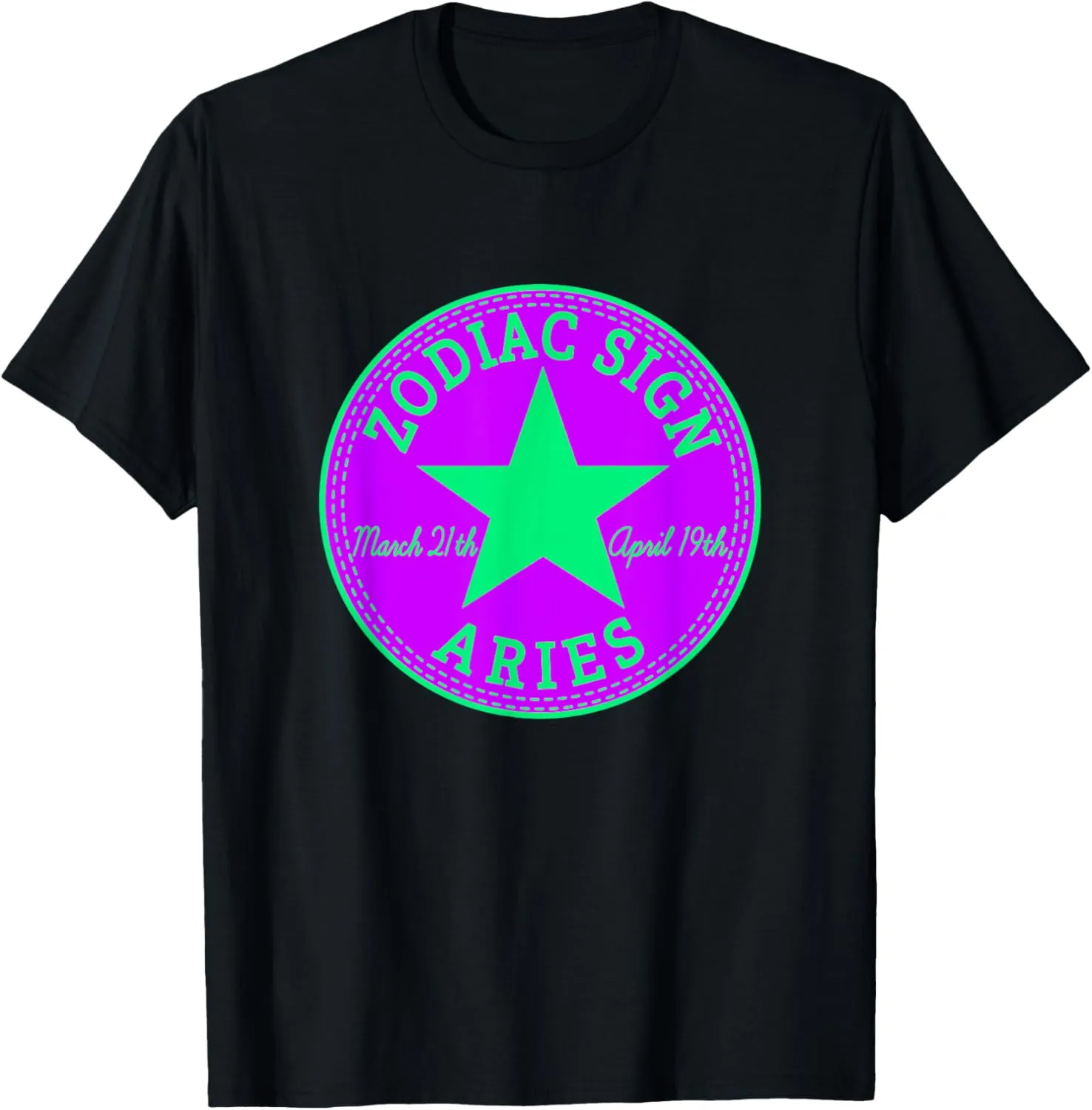 Zodiac Sign Aries Horoscope Astrology Zodiac Sign T-Shirt